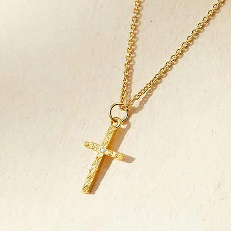 Conjunto de Colar com Iniciais Cruzadas