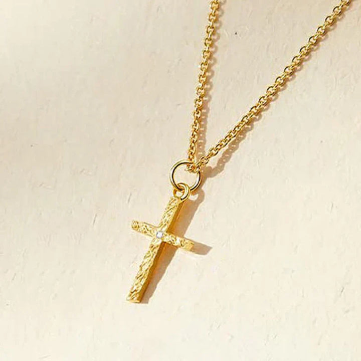 Conjunto de Colar com Iniciais Cruzadas