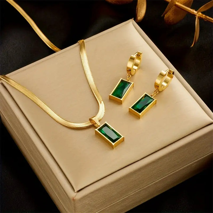Conjunto de Joias Iselotte Dourada