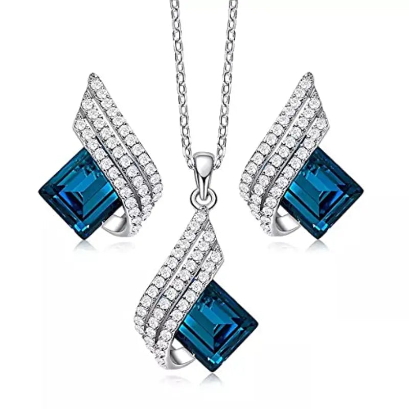 Conjunto de Joias Brienne - Brincos e colar