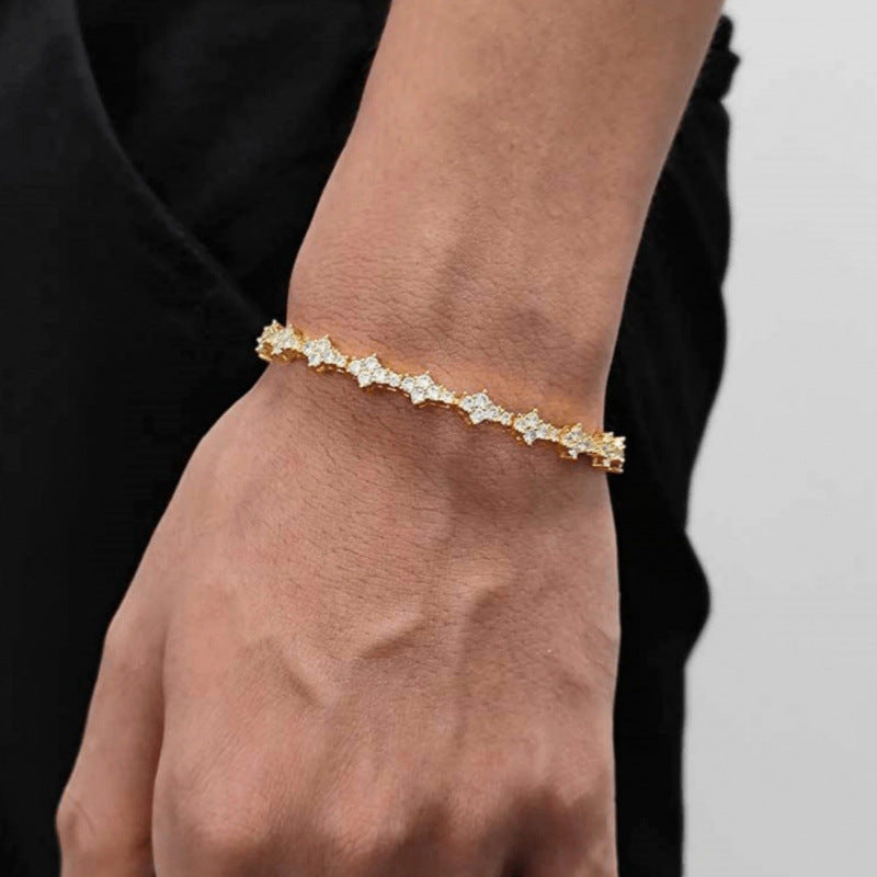 Pulseira de Tênis Cluster Clássica