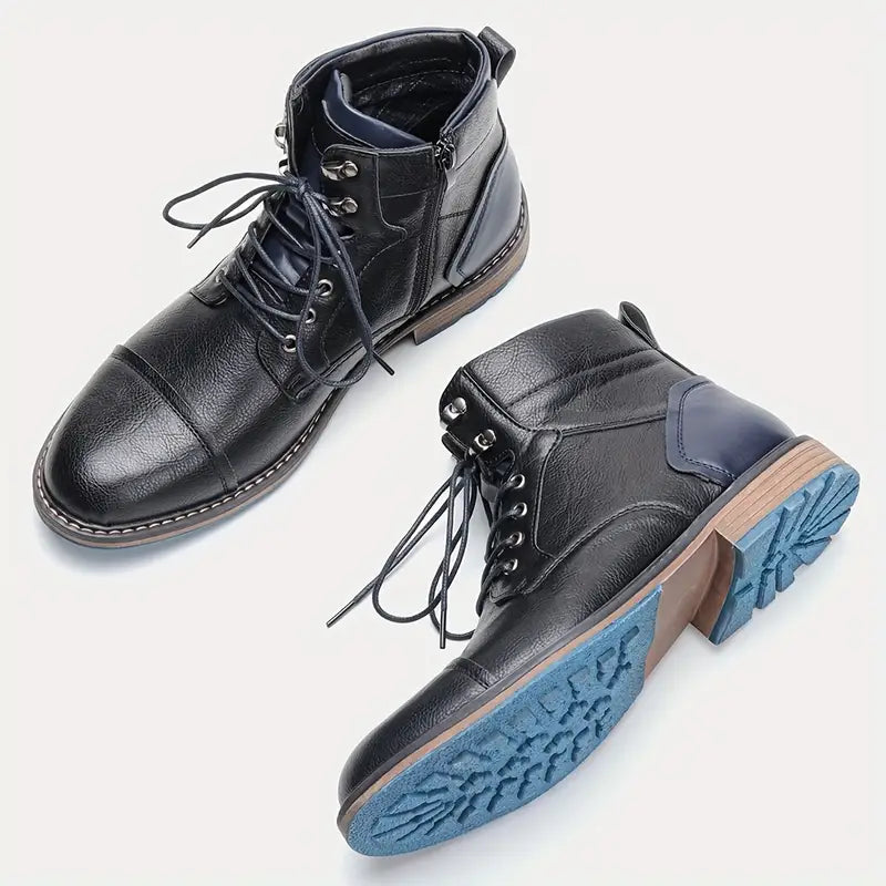 Bota Casual Costura Aparente