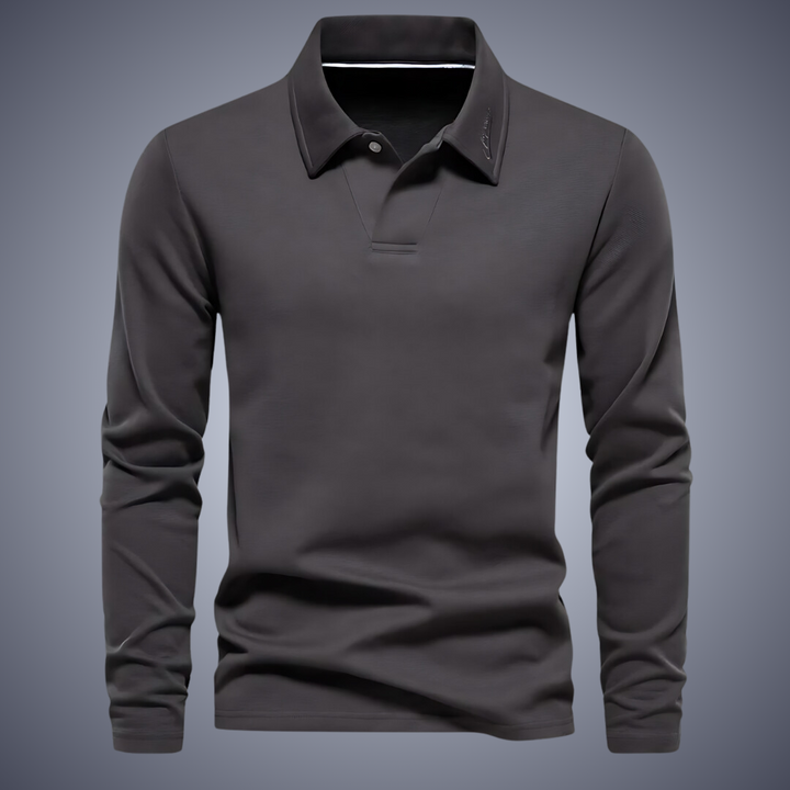 Camisa Polo Gola com Botão