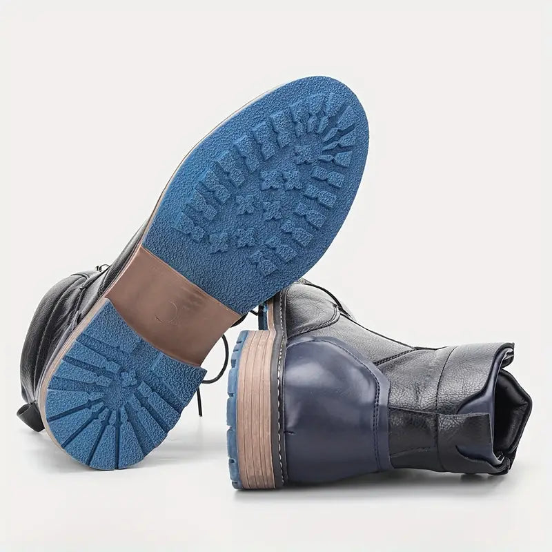 Bota Casual Costura Aparente