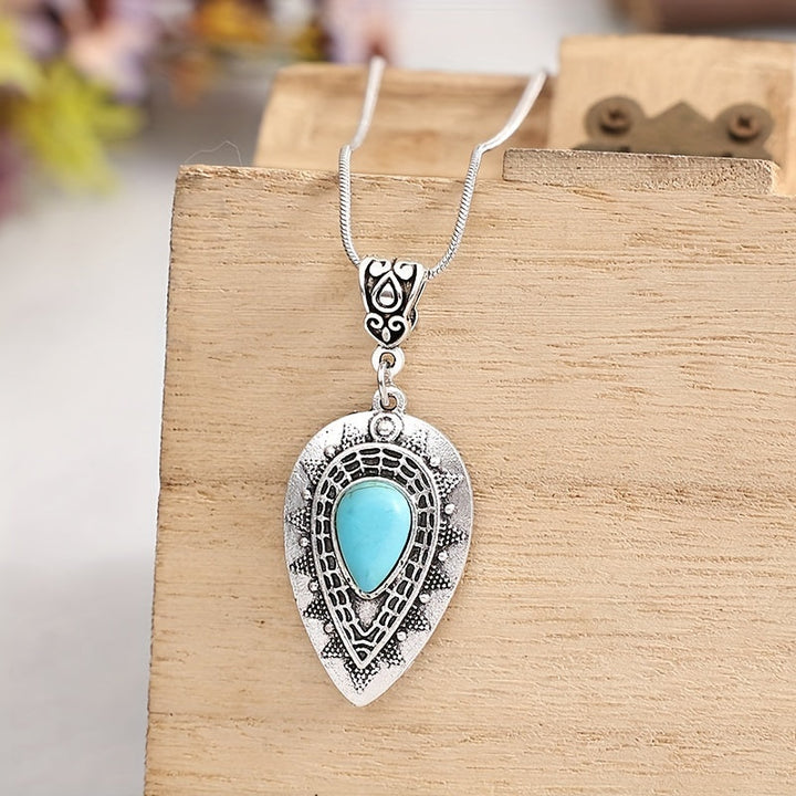 Colar Arlisse Turquesa Gota