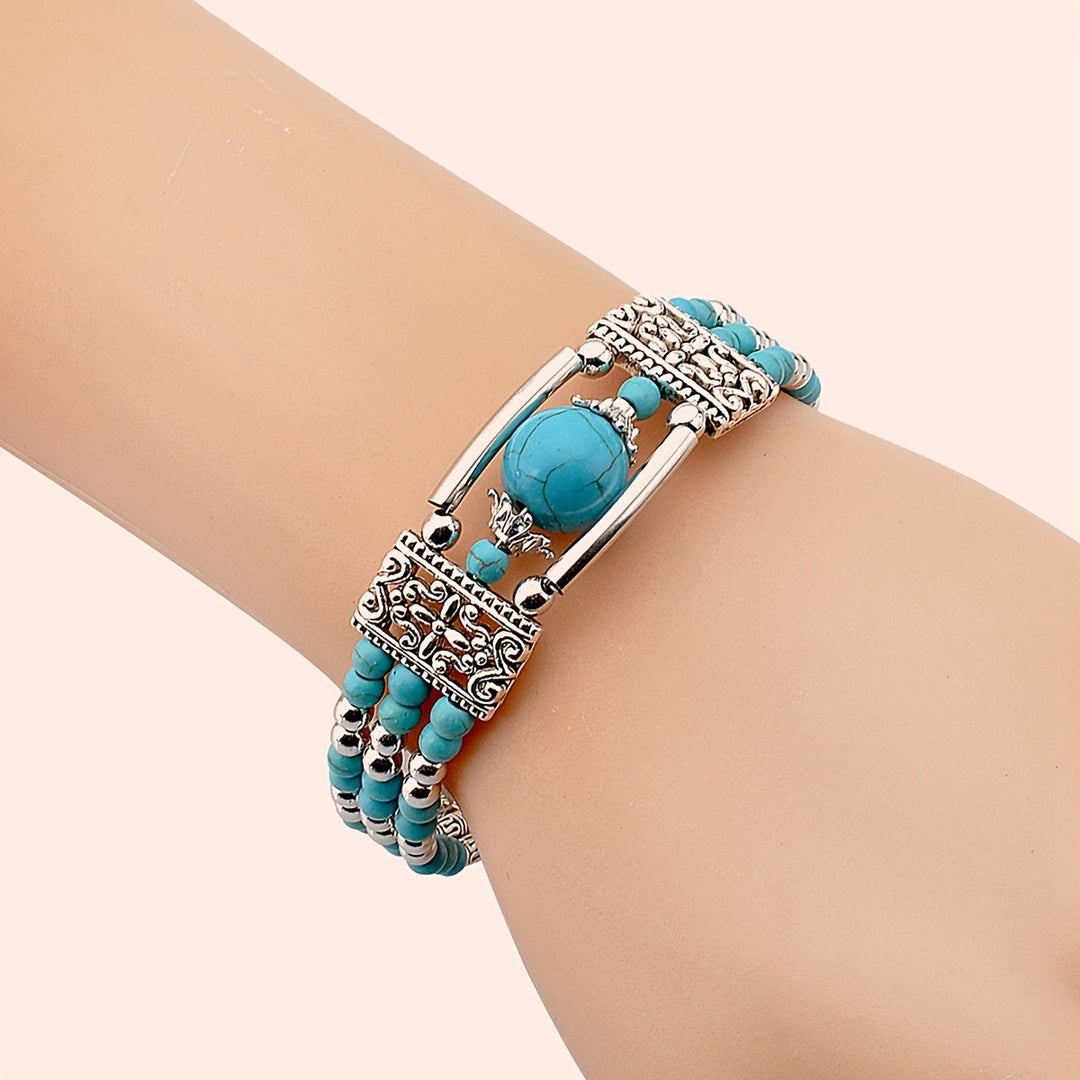 Pulseira Turquesa Étnica
