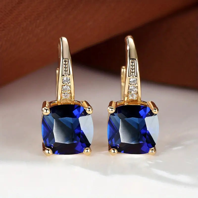Brincos de Argola com Pedra Mística