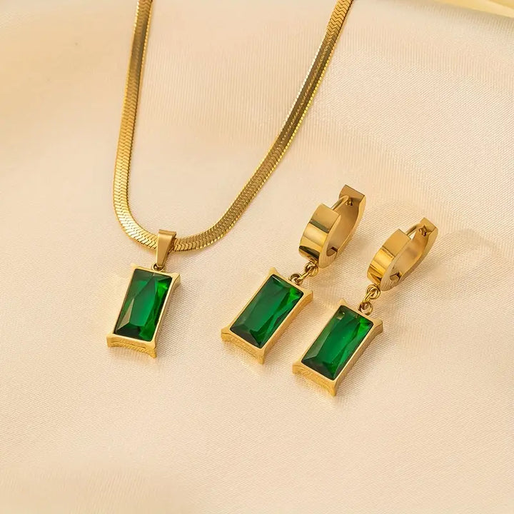 Conjunto de Joias Iselotte Dourada