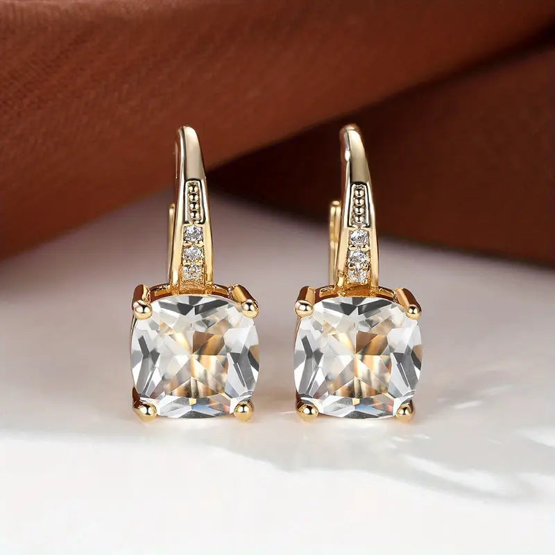 Brincos de Argola com Pedra Mística