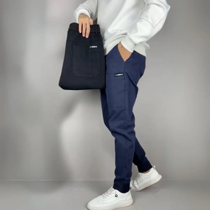Calça Cargo Slim Fit Elástico