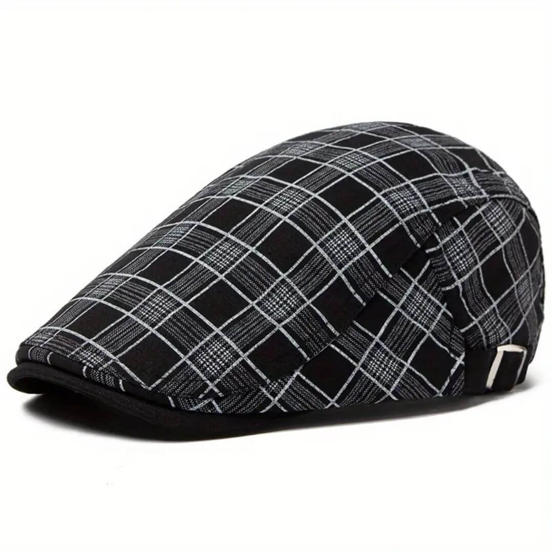 Flat Cap Estampa Xadrez