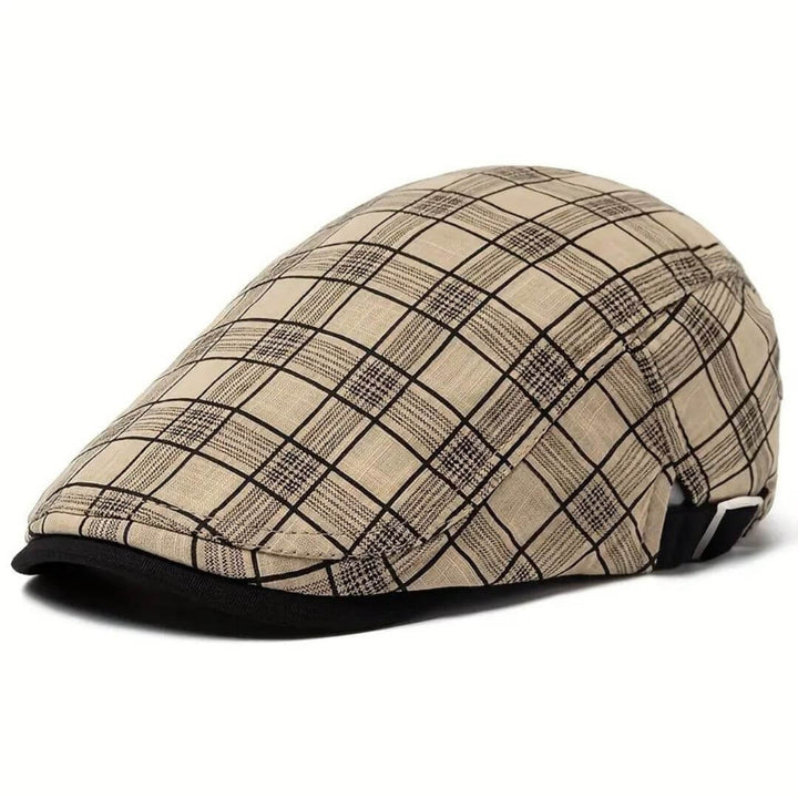 Flat Cap Estampa Xadrez