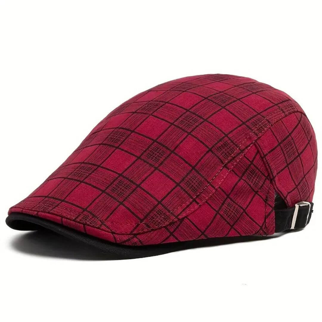 Flat Cap Estampa Xadrez