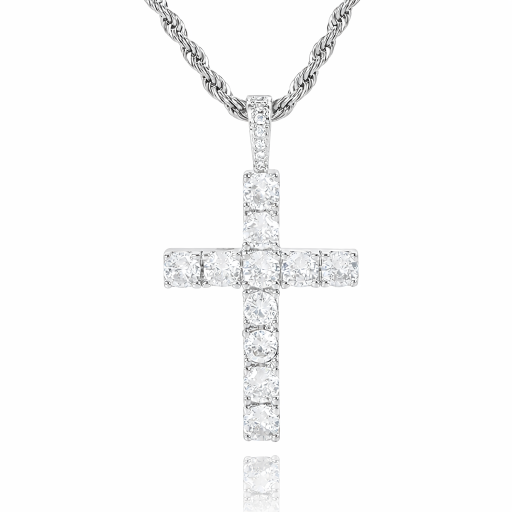 Colar com Cruz Celestial