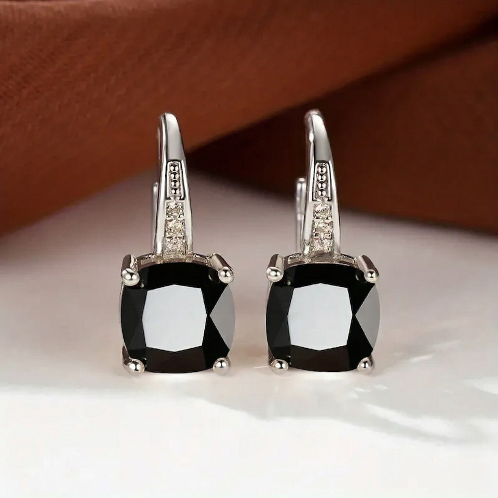 Brincos de Argola com Pedra Mística