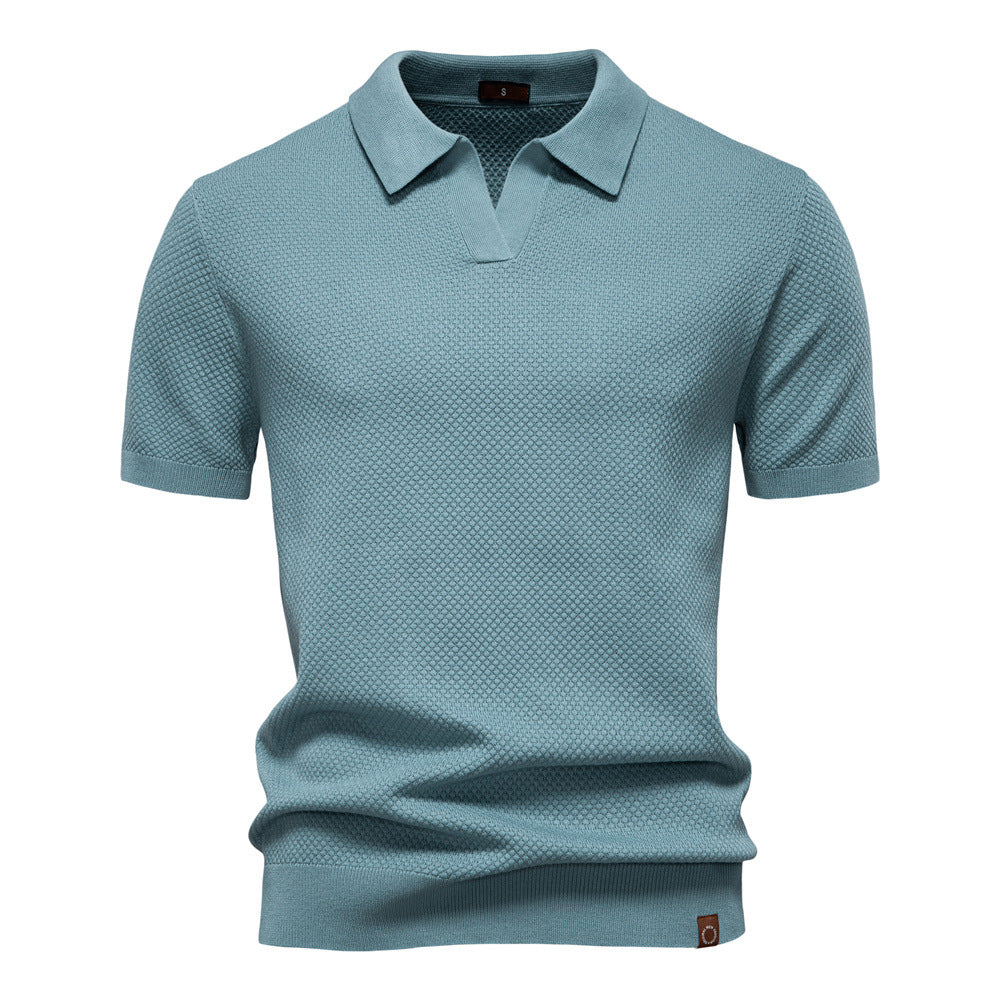Camisa Polo Textura Waffle