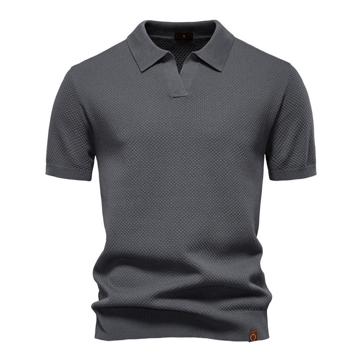 Camisa Polo Textura Waffle