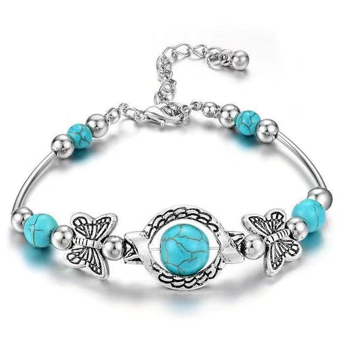 Pulseira Turquesa Borboleta