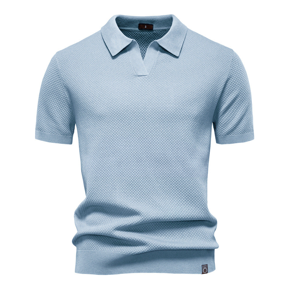 Camisa Polo Textura Waffle