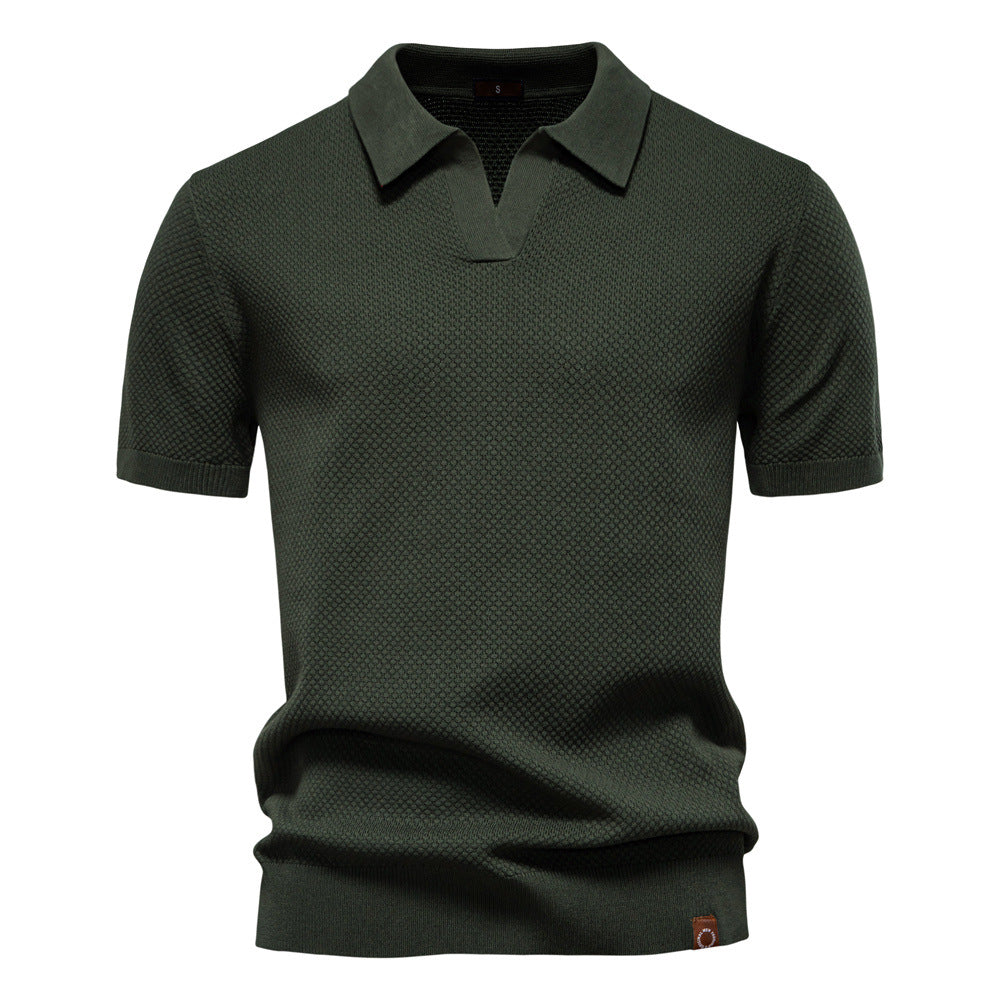 Camisa Polo Textura Waffle