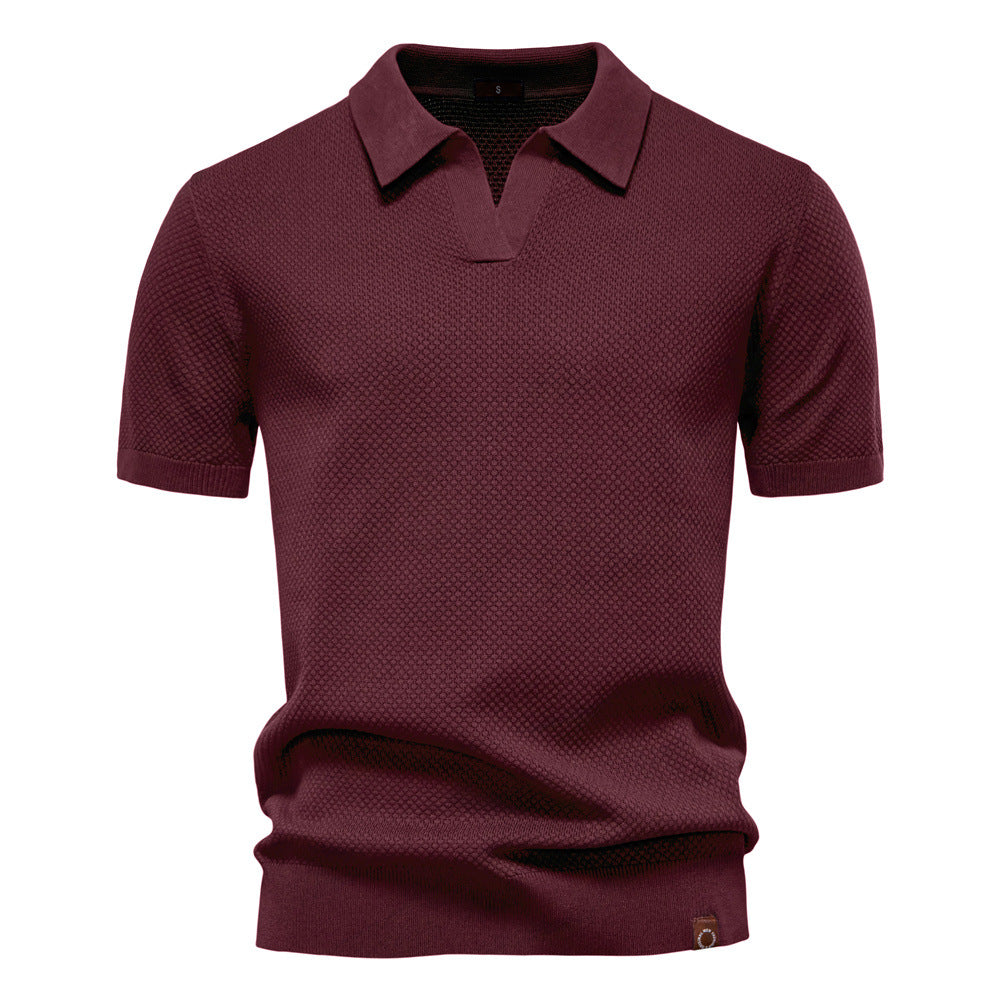 Camisa Polo Textura Waffle