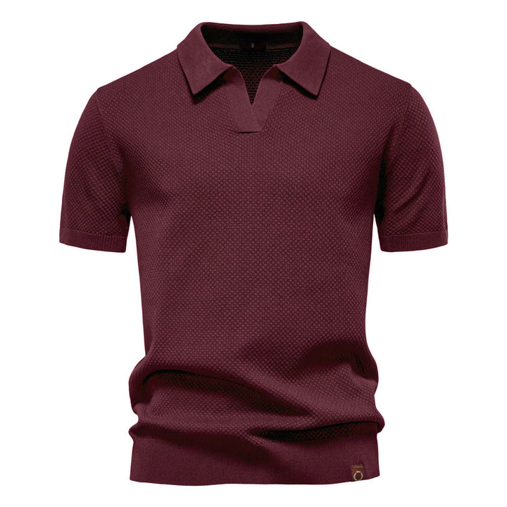 Camisa Polo Textura Waffle