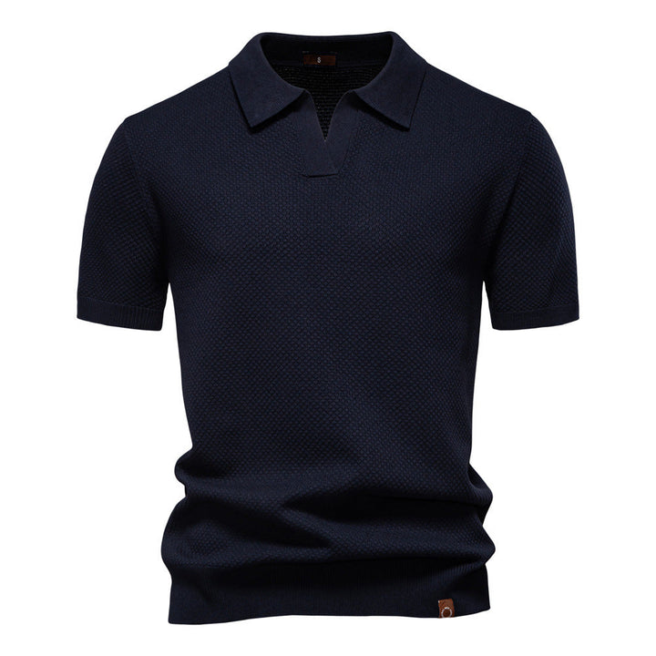 Camisa Polo Textura Waffle