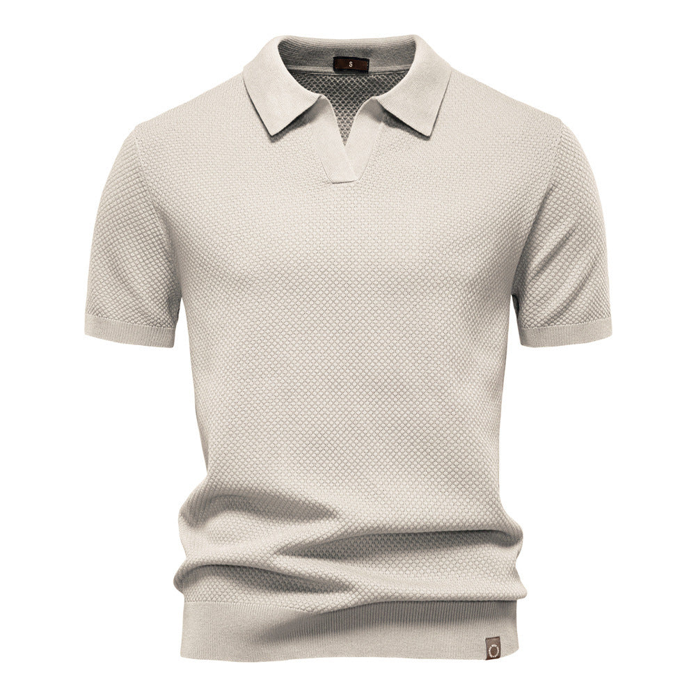 Camisa Polo Textura Waffle