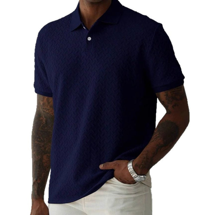 Camisa Polo Textura Relevo