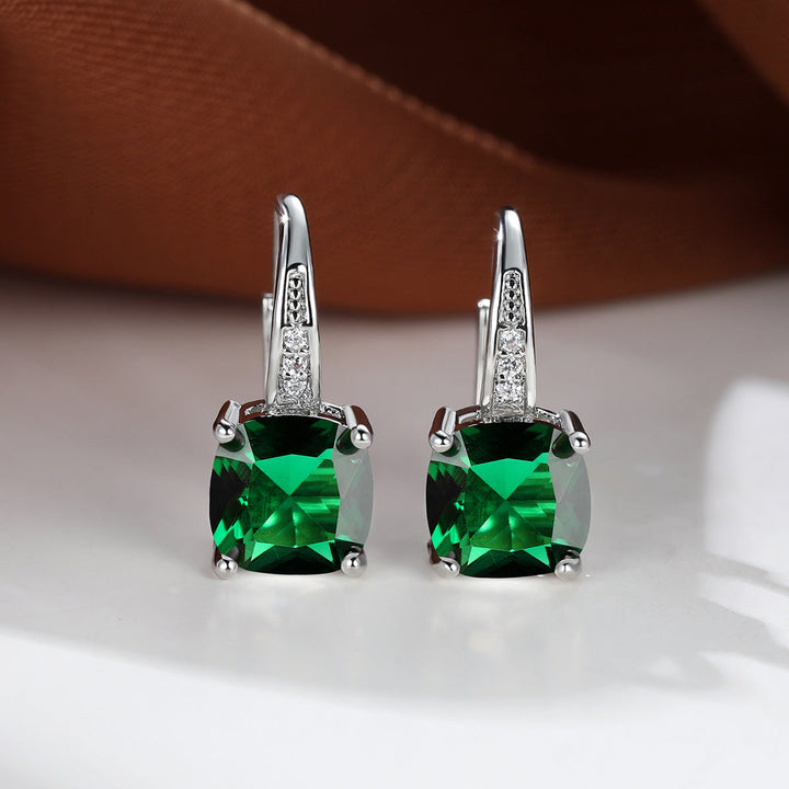 Brincos de Argola com Pedra Mística
