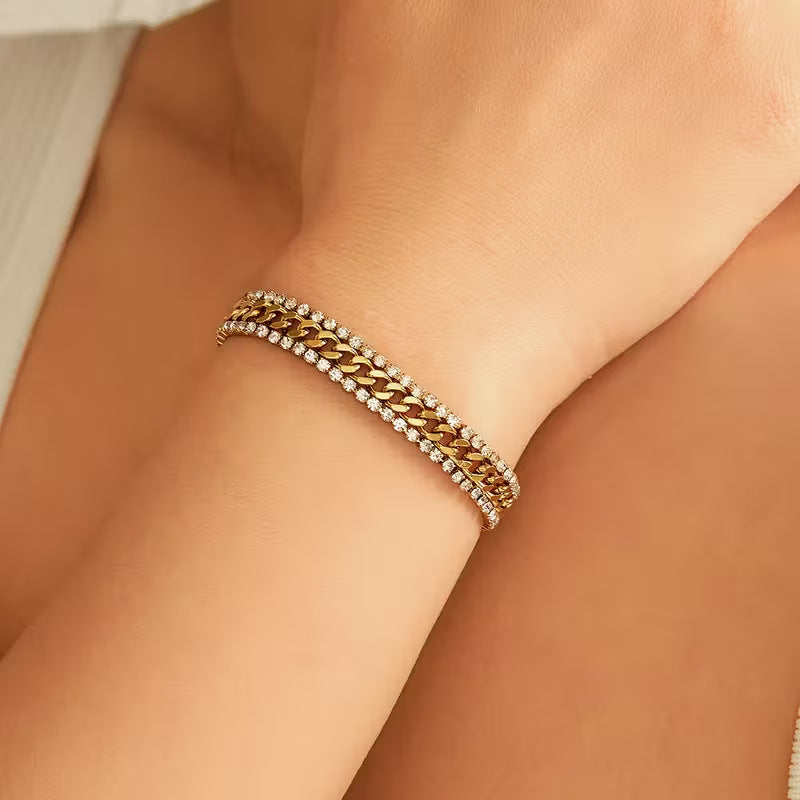 Pulseira Doroteia Dourada
