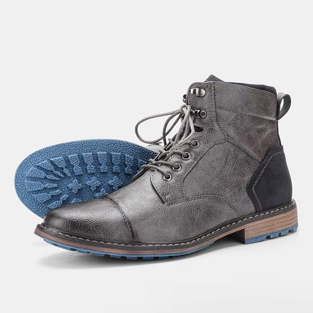 Bota Casual Costura Aparente