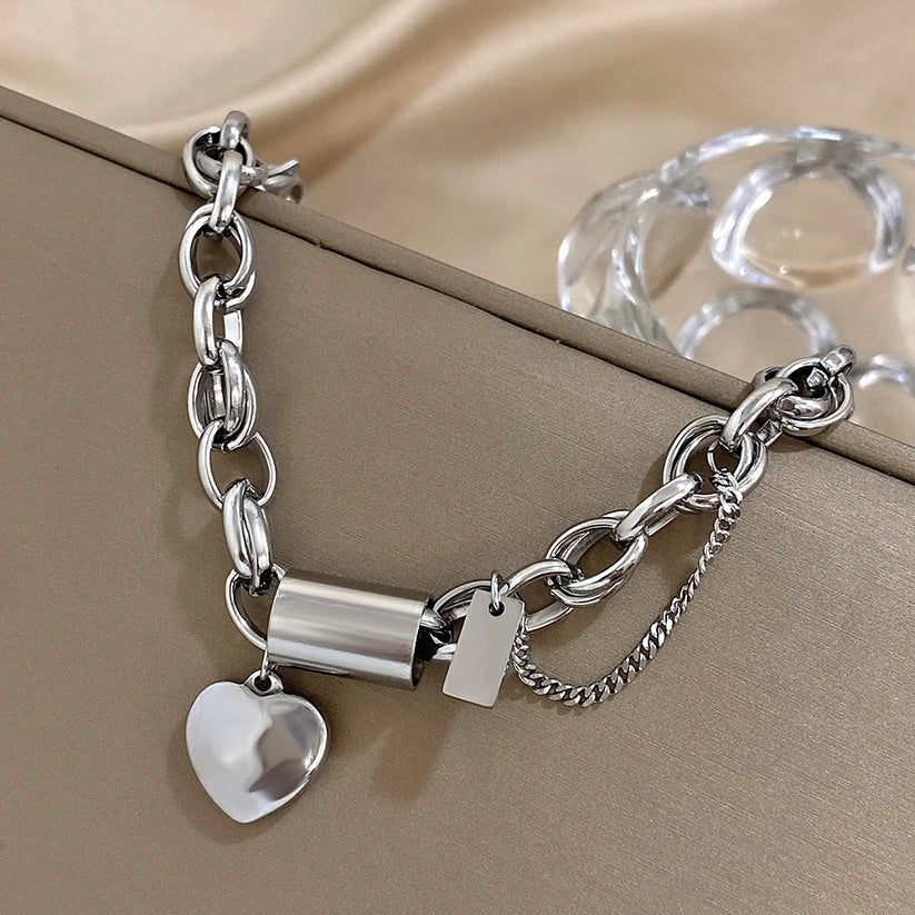 Pulseira Coração de Ouro