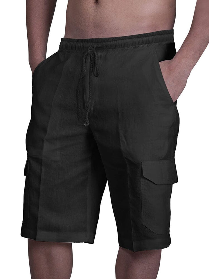 Bermuda Masculina Linho Natural