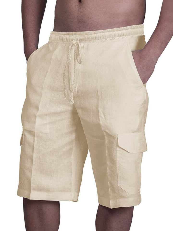 Bermuda Masculina Linho Natural