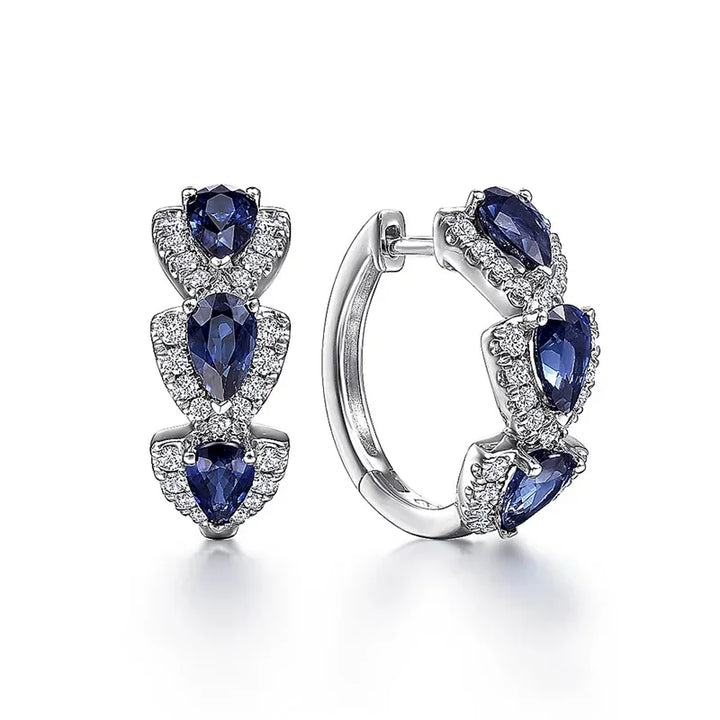 Brincos Royal Safira