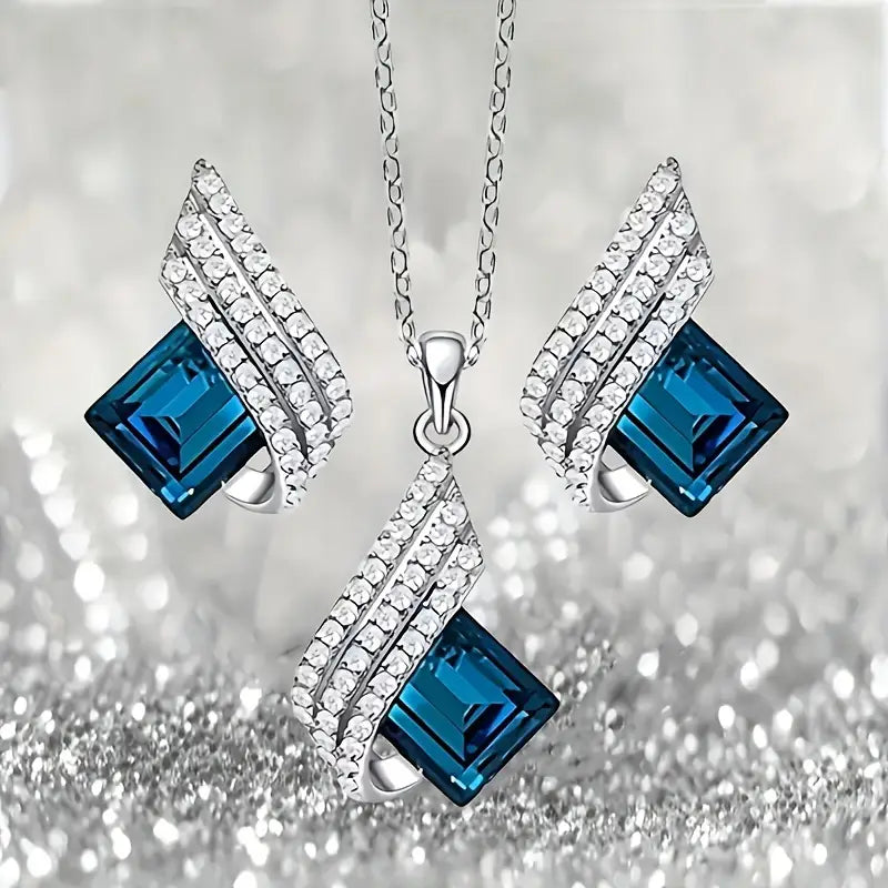 Conjunto de Joias Brienne - Brincos e colar