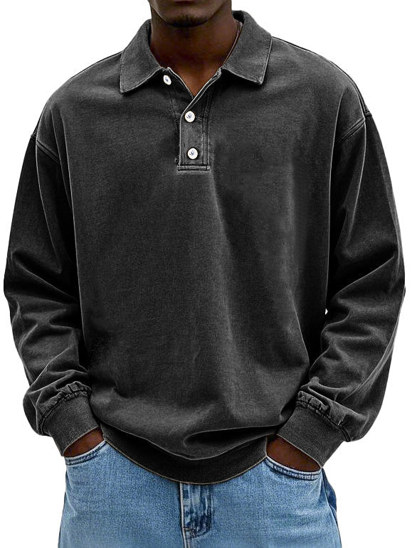 Camisa Polo Manga Longa Oversized