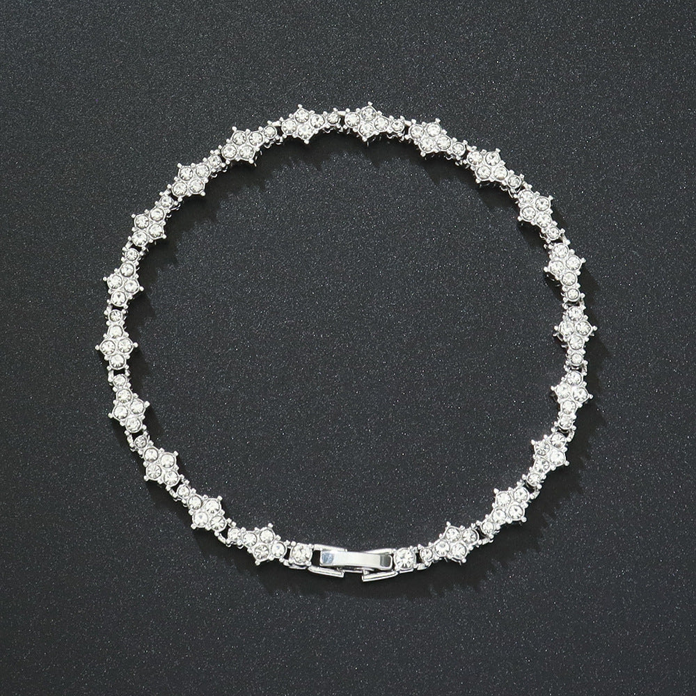 Pulseira de Tênis Cluster Clássica