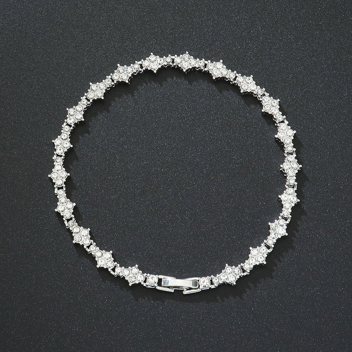 Pulseira de Tênis Cluster Clássica