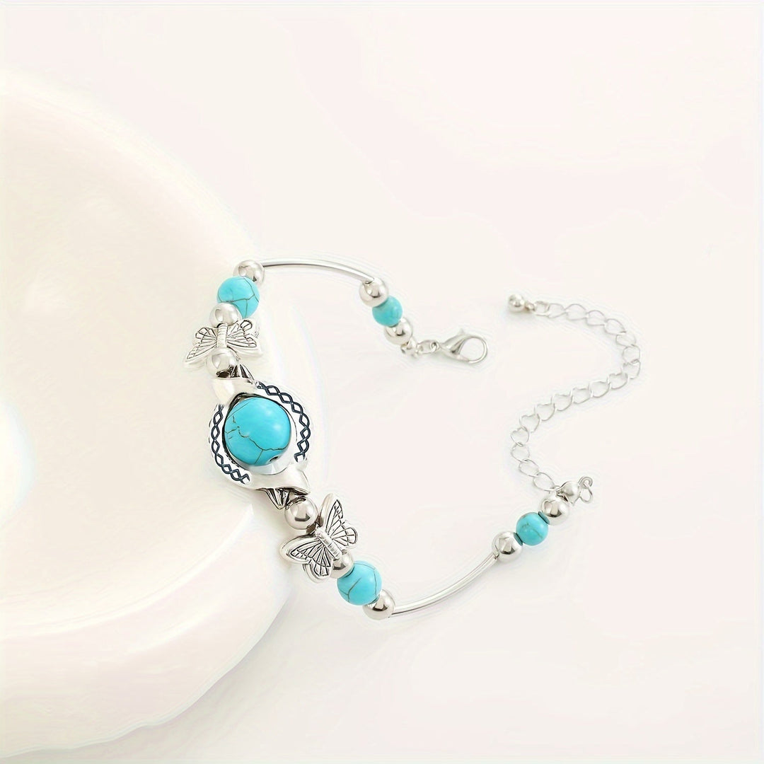 Pulseira Turquesa Borboleta