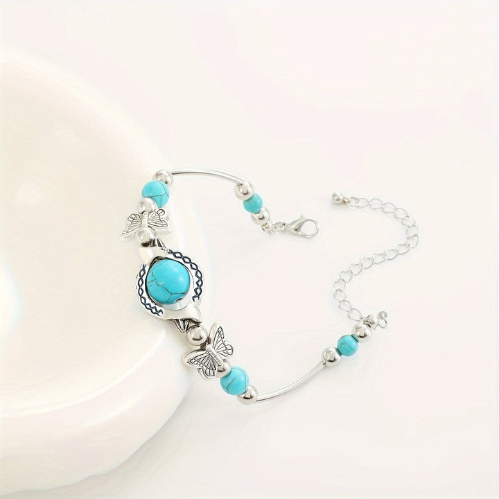 Pulseira Turquesa Borboleta