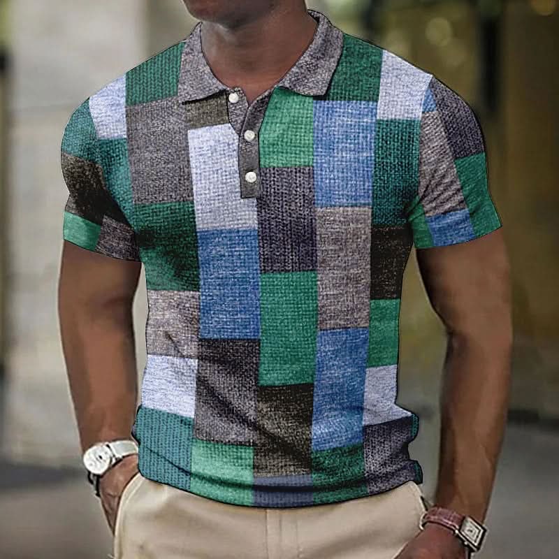 Camisa Polo Patchwork