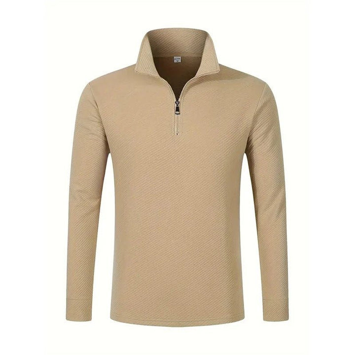 Camisa Polo Manga Longa com Zíper