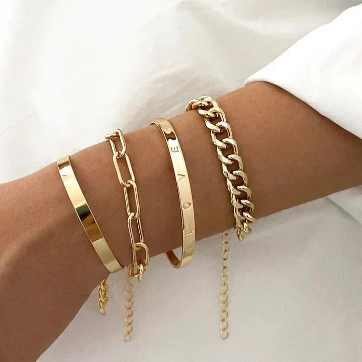 Conjunto de Pulseiras Amour