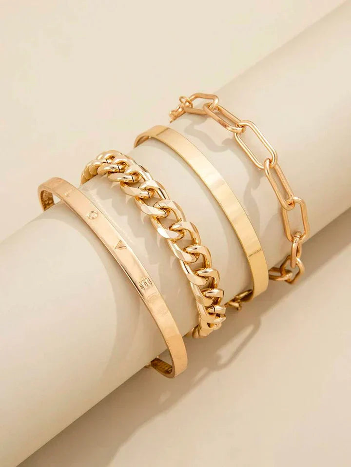 Conjunto de Pulseiras Amour